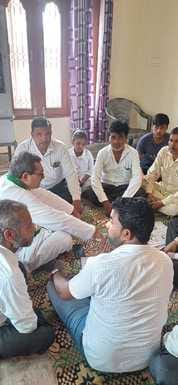 Congress leaders met the family of Kartavy Patel