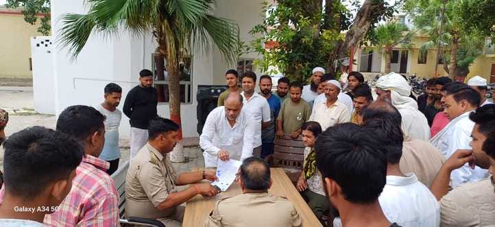 Allegation of occupation of cemetery land, complaint lodged