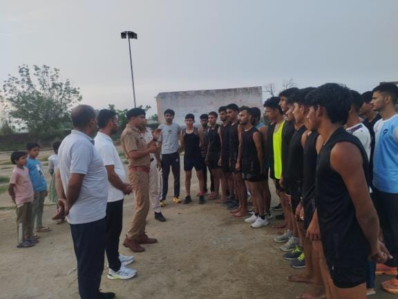 In volleyball, village Garhi defeated Sorki's team by 27-26