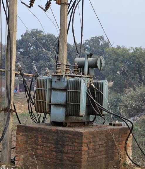 There is a risk of accident due to transformer kept in open