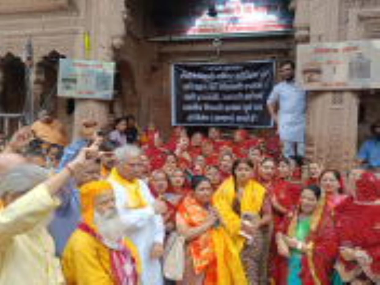 First build a Sri Krishna temple at the birthplace, then think about the corridor
