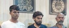 Three inter-state thieves arrested, car, pistol, jewellery and cash recovered