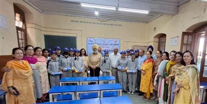 Rotary Club Mid Town distributed sanitary pads