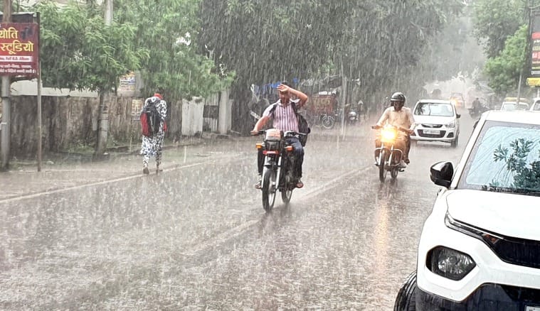 Many areas of the city submerged due to heavy rain, relief from heat