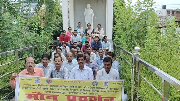 Silence in front of Gandhi statue over no action on BEO