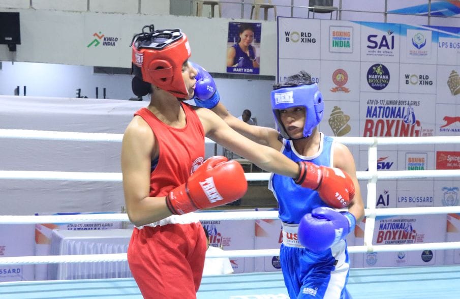 Falak of Haryana entered the next round in boxing