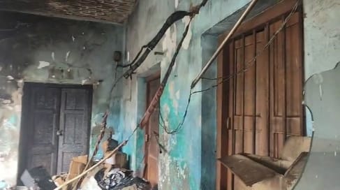 Maassive Blaze Engulfs Purnia's Assistant Khazanchi Police Station