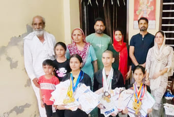 Brothers and sisters got recognition through yoga