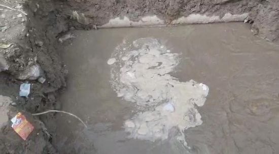 Water did not reach homes due to broken drinking water line