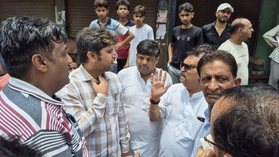 No encroachment on the drain, no opposition to installation of sheds
