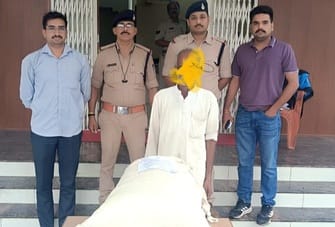 जिले की पुलिस ने करीब तीन लाख का गांजा पकड़ा