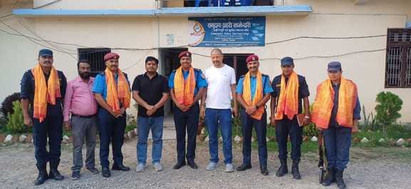 Nepal Police team honored by BJP