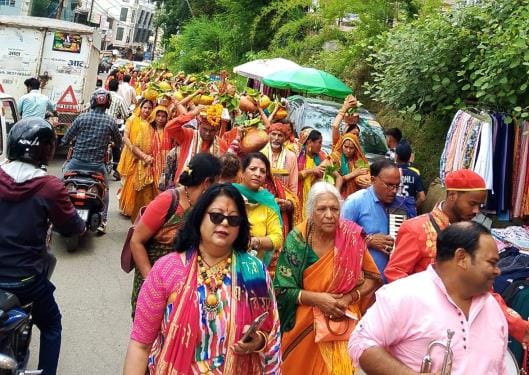 A wave of devotion swept through the grand procession