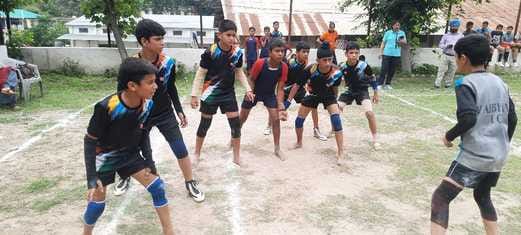 Saraswati Vidya Mandir School Rishikesh stood first in Kabaddi and Badminton competition