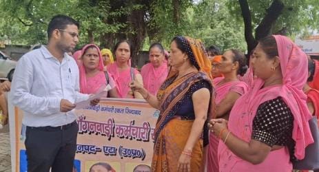 Anganwadi workers allege mental harassment