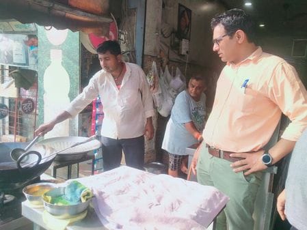 Food safety team took 9 samples of food items