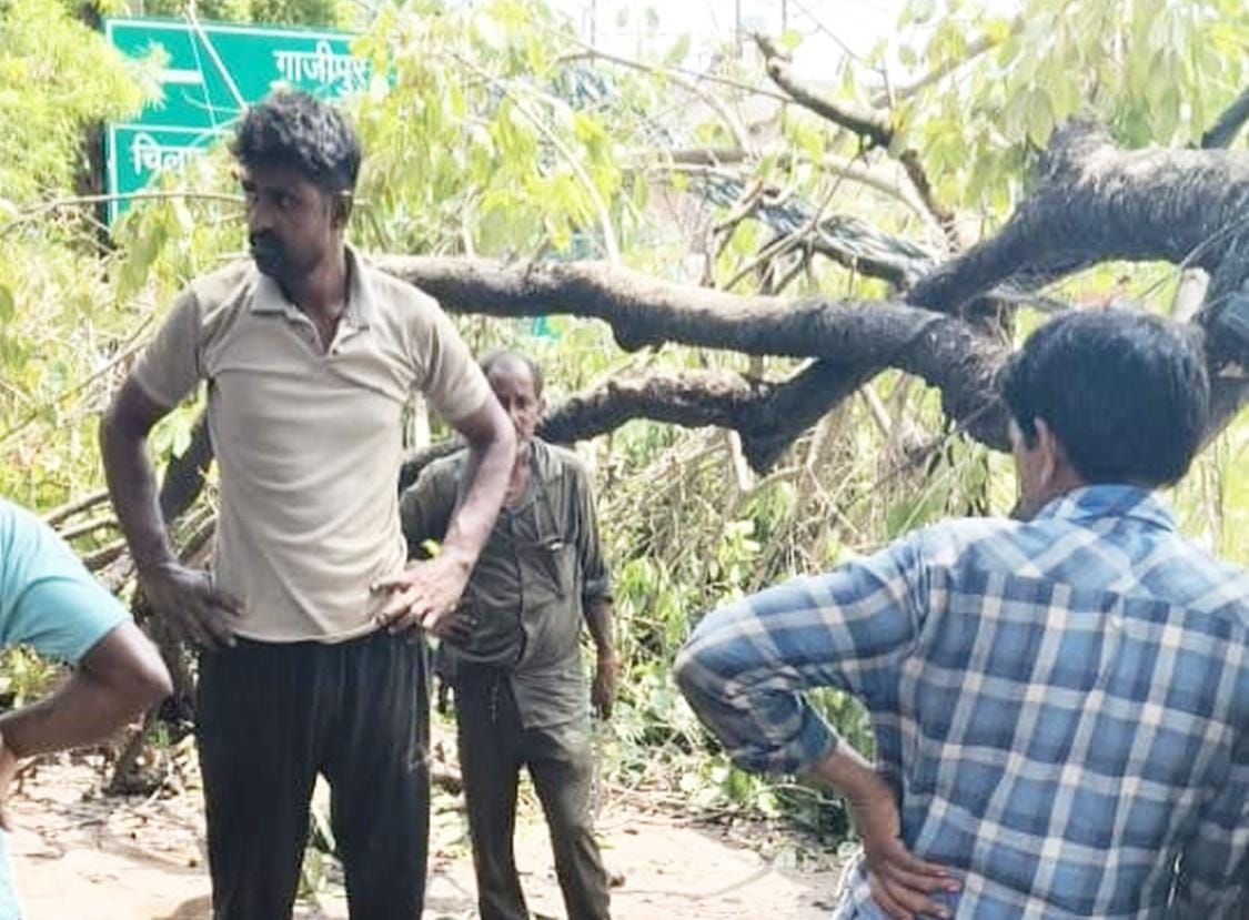 33 thousand line breakdown due to rain, power outage for 15 hours