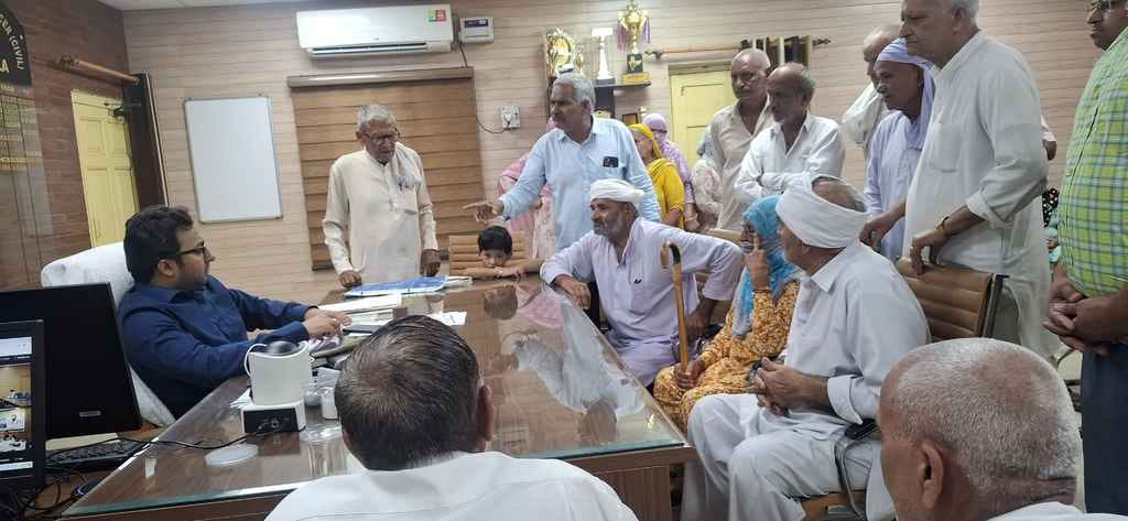 Drains were not cleaned, people met SDM
