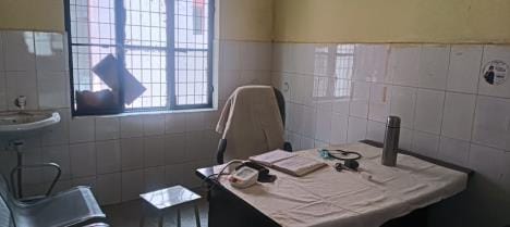 Government Ayurvedic Hospital running with the help of ward boy
