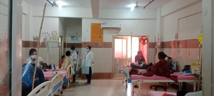 People are suffering from fever, dehydration and stomach pain in summer