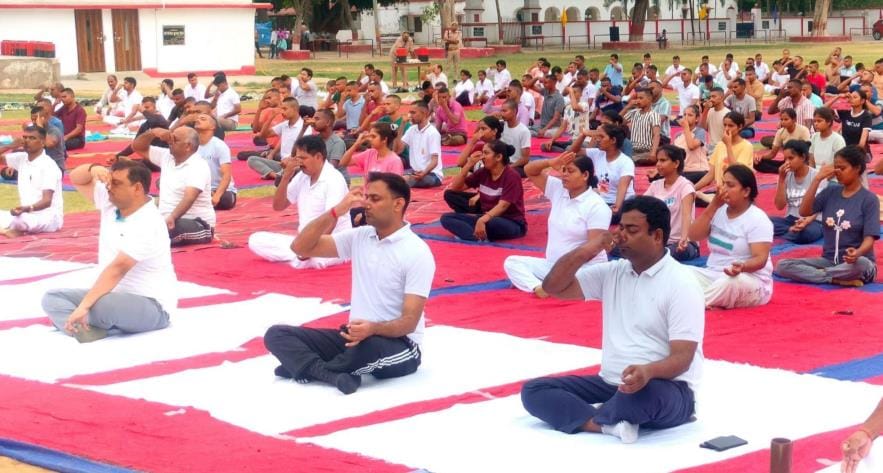 Today, lakhs of people will do yoga from home to parks
