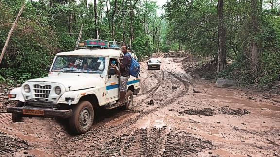 Purnagiri road opened for essential services on the fourth day