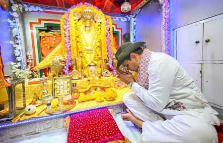 सीएम भजनलाल ने की मां के दरबार में पूजा