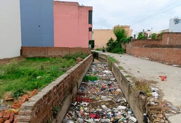 Ikda river entered the city as a drain
