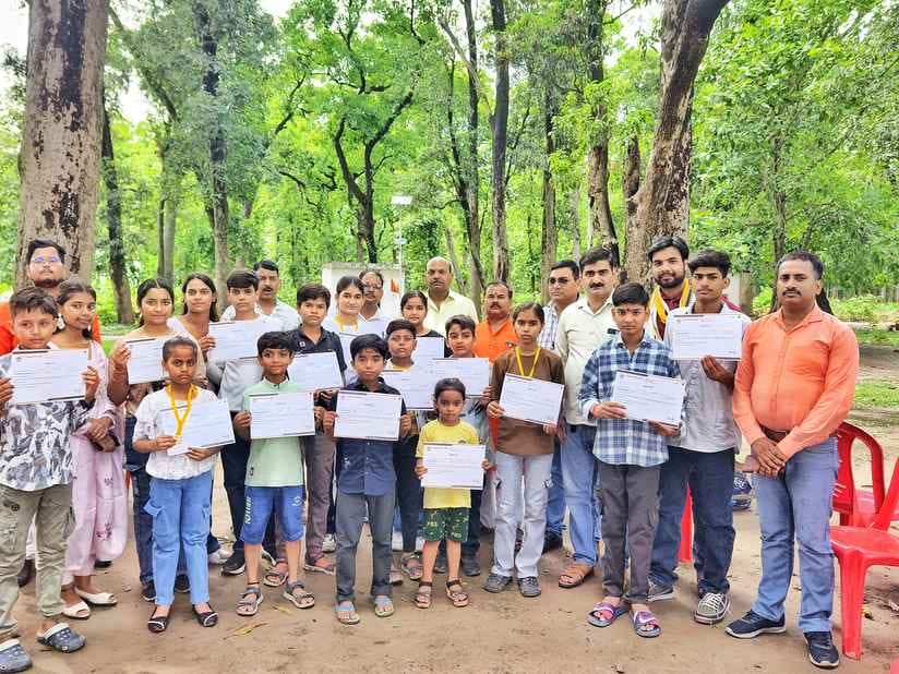 Participants of Vedic Summer Camp awarded