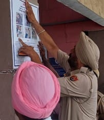 Posters were pasted to catch Romil