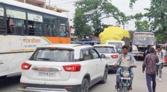 Nizat encountered a jam when the Overbridge became