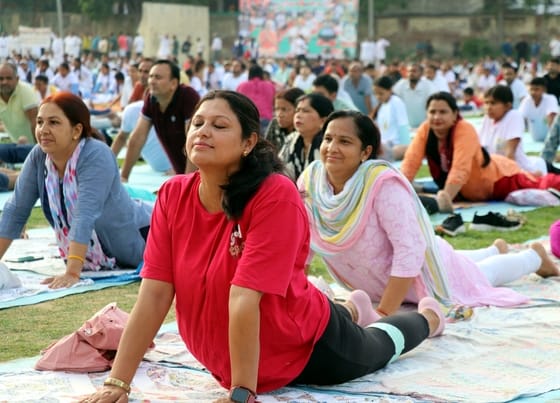 Healthy body and mind is possible only through yoga