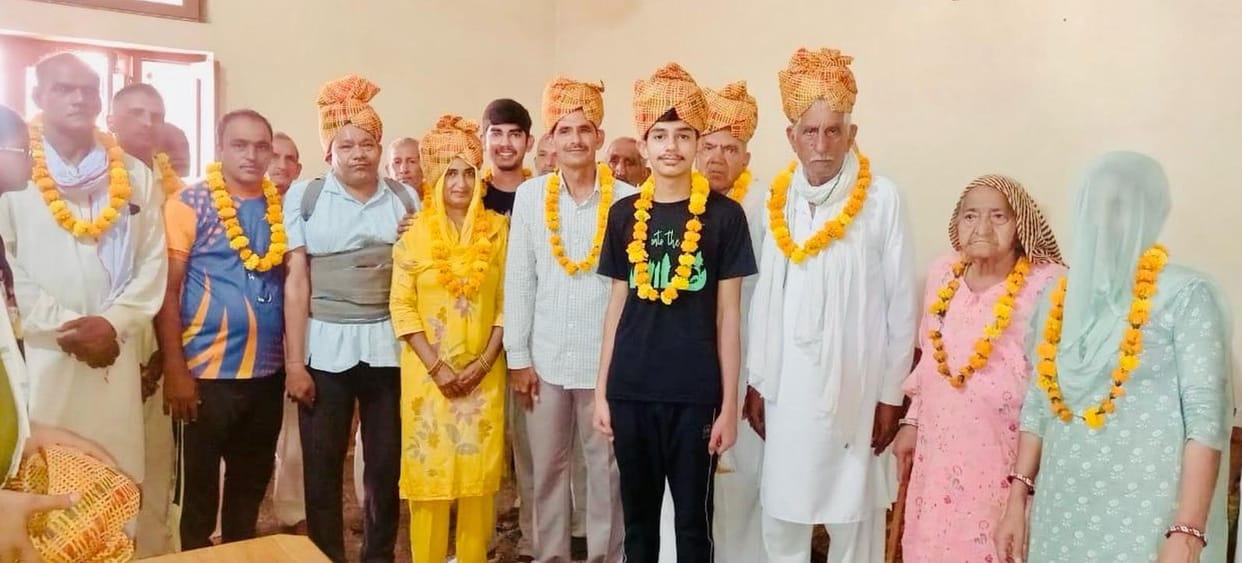 Gaurav was honored for his success in NEET