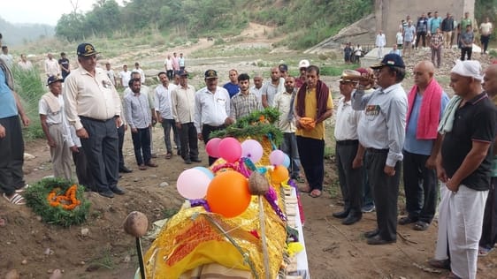 Naib Subedar Buddhi Singh given final farewell with military honours