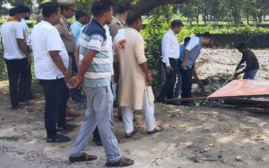 Drain construction work stopped