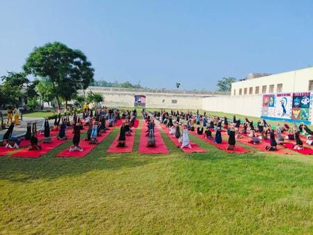 Yoga was done for prisoners in jail