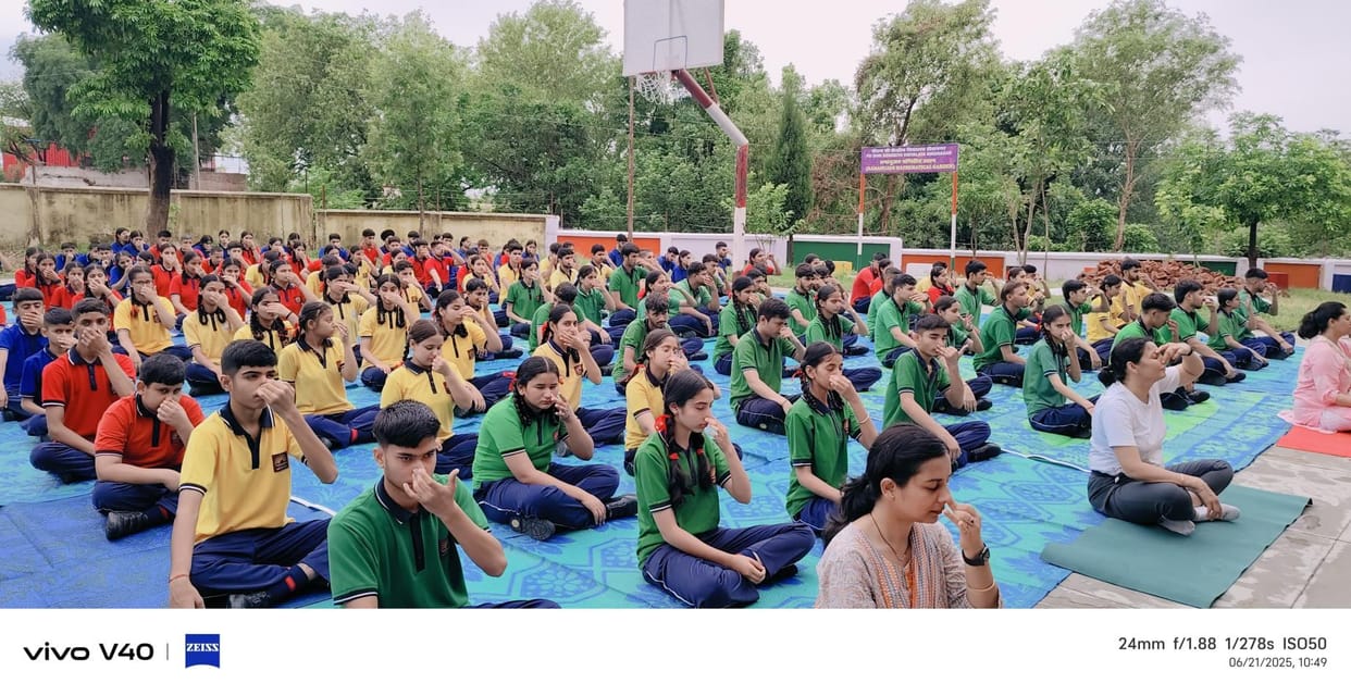 International Yoga Day celebrated at various places in Hiranagar