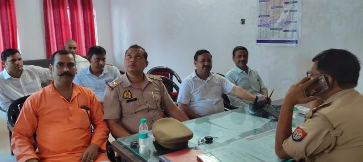 Police reached on the information of animal slaughter and recovered the meat, accused absconded