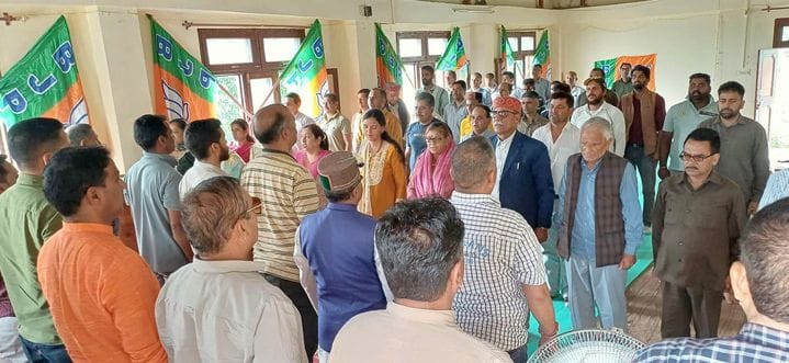BJP filled enthusiasm among workers in Nirmand