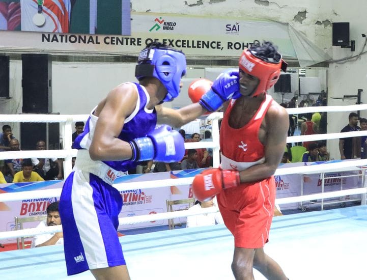 Haryana's Uday Singh entered the next round in boxing