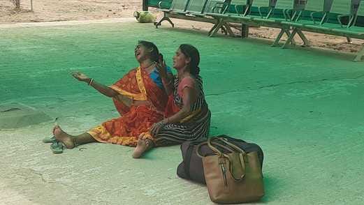 Nalanda news A woman going to her in-laws' house with her brother died in a road accident