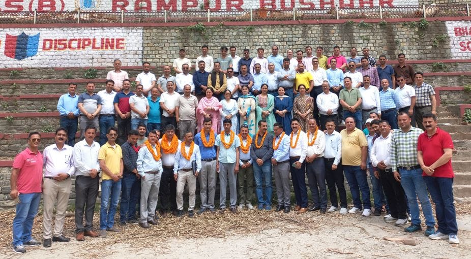 Devendra Laktu elected President of Himachal Pradesh School Spokesperson Association District Shimla