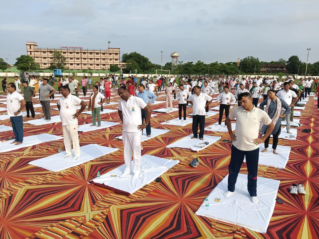 Practiced and resolved to stay healthy through yoga