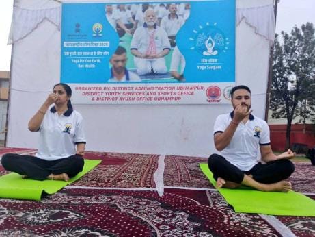 Yoga Programme organised in Udhampur and Majalta