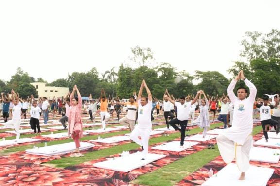 Yoga practiced with the resolve to stay healthy