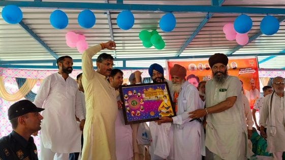 Krishna Bedi announced one crore rupees for the development of Padarth Kheda