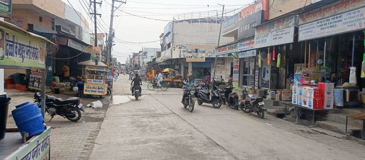 There is encroachment in the main market of Julana due to lack of parking