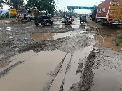 A letter was sent to Gadkari regarding the pathetic condition of Pinjore-Baddi-Nalagarh four lane