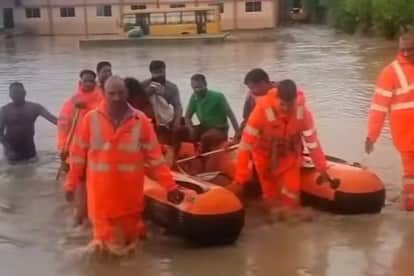 shivpuri-Heavy rain in Shivpuri since night, waterlogging in many areas, Sindh river in spate