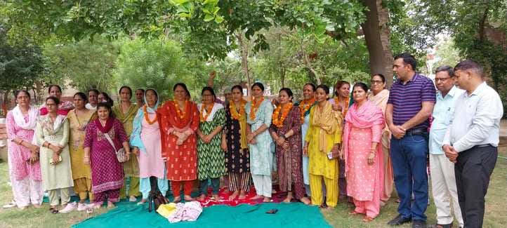 Rajbala became the district head and Jagriti became the secretary
